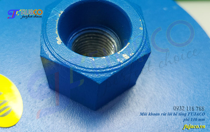 Đầu ren mũi khoan rút lõi 140 theo chuẩn M22 thông dụng