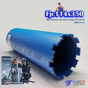Mũi khoan rút lõi phi 114