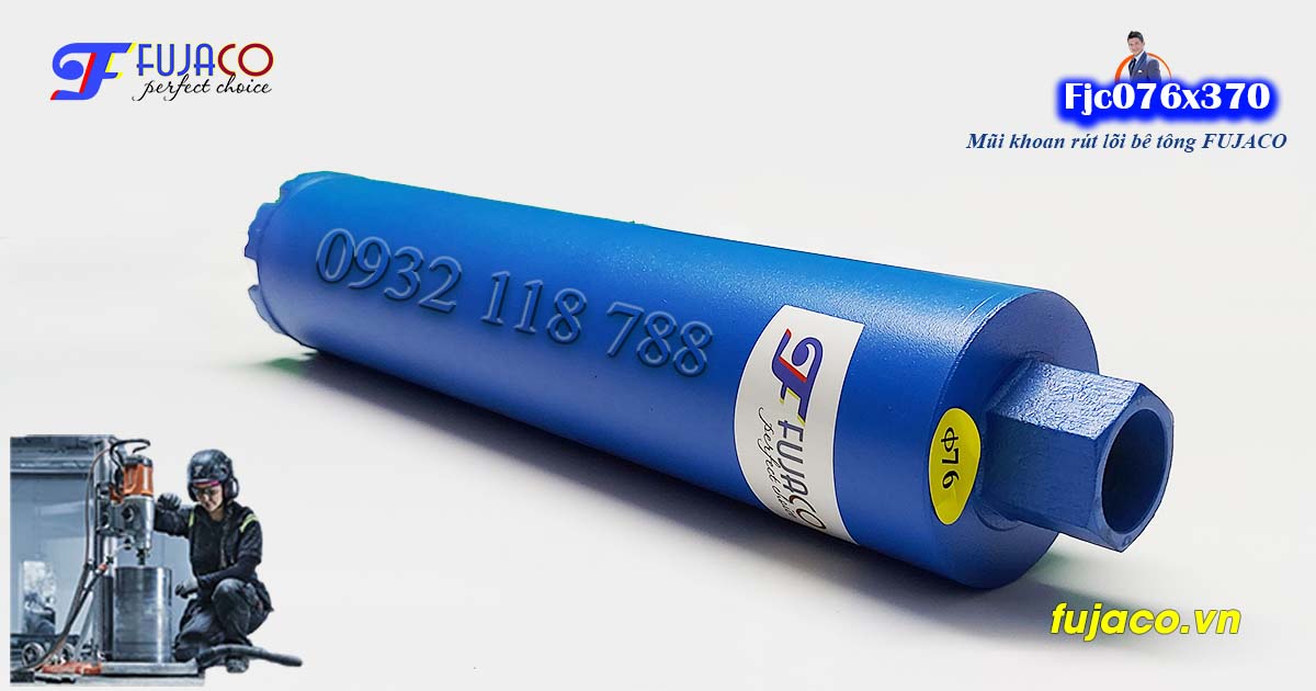Mũi khoan rút lõi bê tông 76 Mũi khoan rút lõi bê tông 76