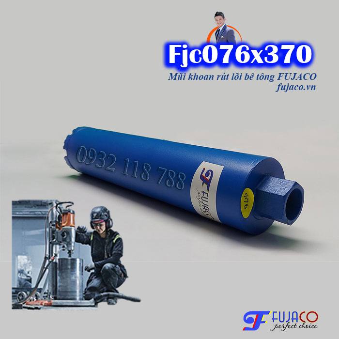 Mũi khoan rút lõi be tông phi 76 Mũi khoan rút lõi be tông phi 76