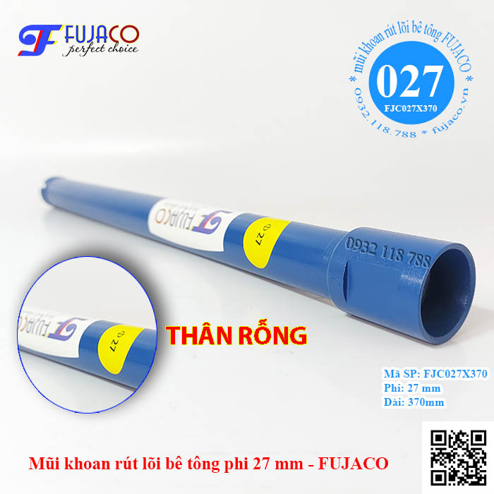 mũi khoan rút lõi 27 thân rỗng nên lấy lõi được mũi khoan rút lõi 27 thân rỗng nên lấy lõi được