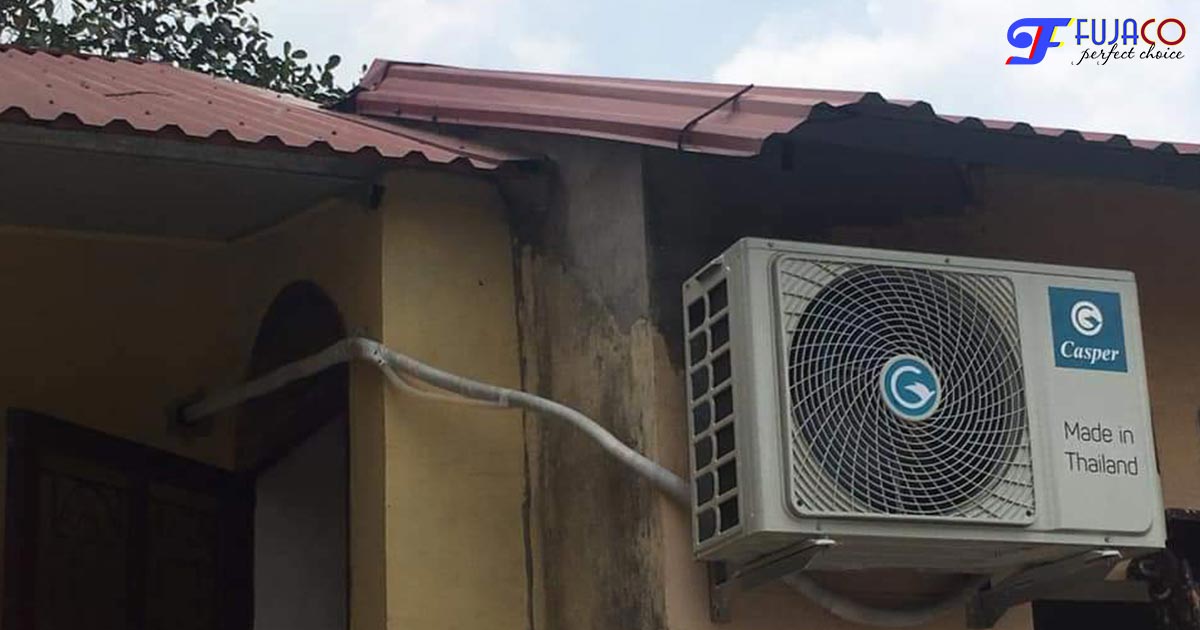 dàn nóng máy lạnh lắp ngoài trời
