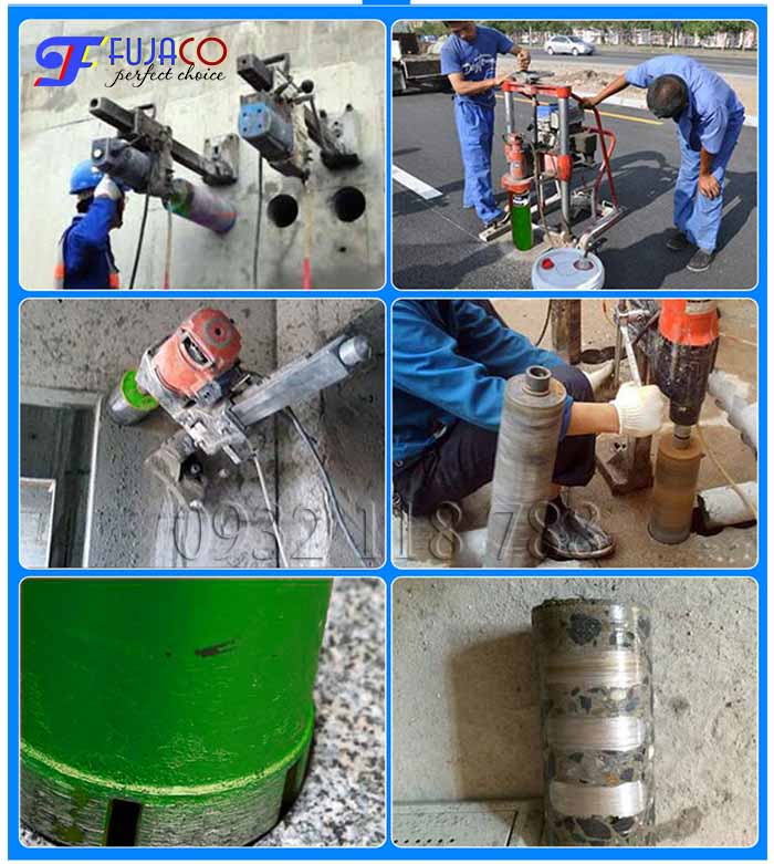 ứng dụng mũi khoet lỗ lấy lõi kim cương vào thực tế ứng dụng mũi khoet lỗ lấy lõi kim cương vào thực tế