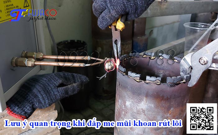 hàn me mũi khoan rút lõi hàn me mũi khoan rút lõi