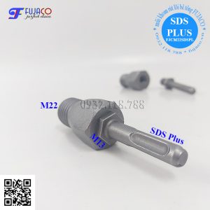 Đầu chuyển mũi khoan rút lõi cho máy khoan bê tông chuôi gài 4 đầu chuyển khoan bê tông lắp mũi khoan rút lõi
