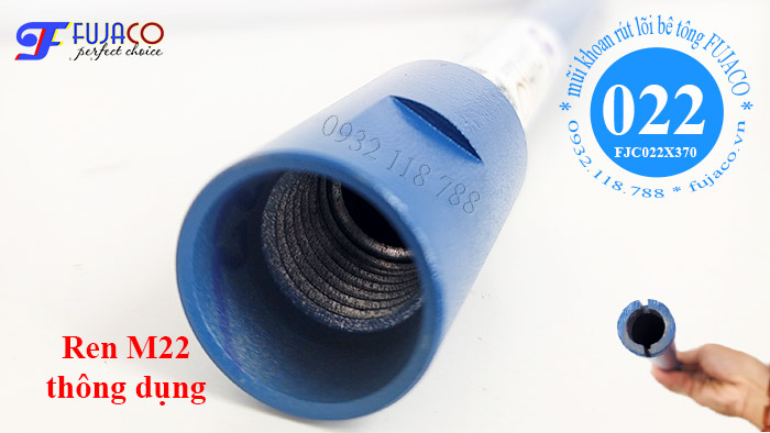 mũi khoan rút lõi tường gạch phi 22 gắn được tất cả máy khoan trên thị trường