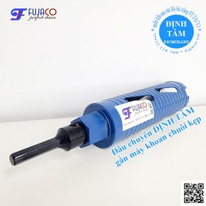 đầu chuyển định tâm gắn máy khoan chuôi kẹp