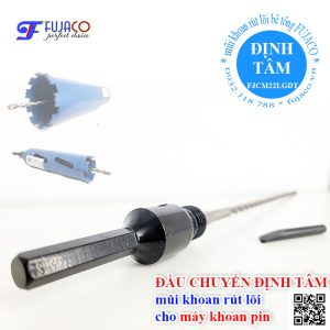 đầu chuyển định tâm mũi khoan rút lõi cho máy khoan pin