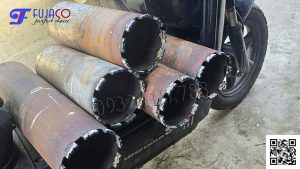 mũi khoan được sửa bằng lò nung cao tần