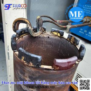 thay me mũi khoan tốt bằng máy hàn cao tần