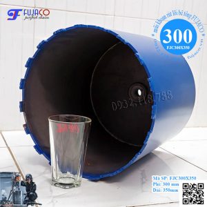 hình thực tế mũi khoan khoét lỗ chuyên dụng đường kính 300