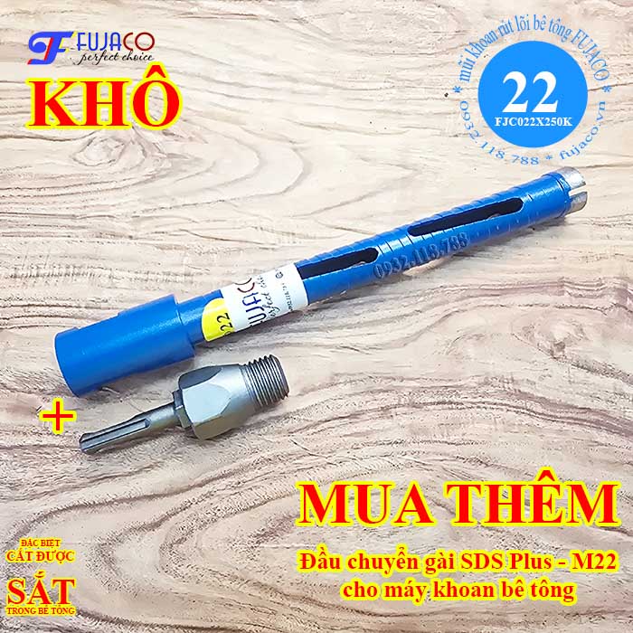mua thêm đầu chuyển gài SDS Plus Plus - M22 cho máy khoan bê tông mua thêm đầu chuyển gài SDS Plus Plus - M22 cho máy khoan bê tông
